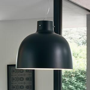 Kartell Bellissima lampă suspendată, negru mat, Negru, Camera de zi / sufragerie, Plastic, Design