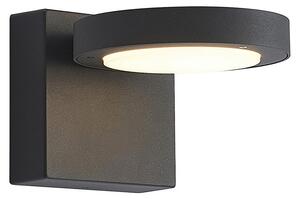 Lampă de Exterior Lucande, Belna, Negru, Balcon, Aluminiu, Modern