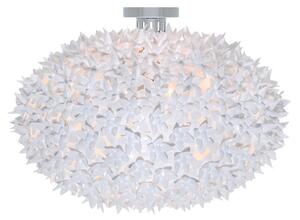 Kartell Plafonieră Bloom C1 LED G9, alb, Alb, Camera de zi / sufragerie, Plastic, Design