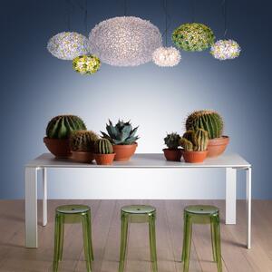 Kartell Bloom S2 lampă suspendată LED G9, lavandă, Violet, Camera de zi / sufragerie, Plastic, Design