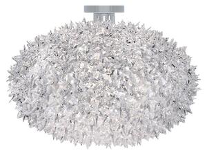 Kartell Plafonieră Bloom C1 LED G9, transparentă, Transparent, Camera de zi / sufragerie, Plastic, Design
