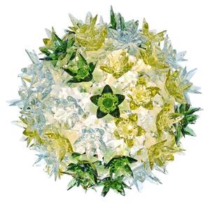 Kartell Bloom CW2 plafonieră cu LED G9, mentă, Verde, Camera de zi / sufragerie, Plastic, Design