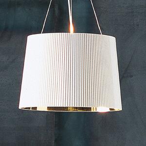 Kartell Gé lampă suspendată LED, alb/auriu, Alb, Camera de zi / sufragerie, Plastic, Design