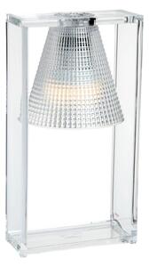 Kartell Light-Air lampă de masă, transparentă, Transparent, Camera de zi / sufragerie, Plastic, Design