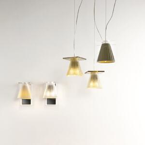Kartell Lampă suspendată LED Light-Air, transparentă, Transparent, Camera de zi / sufragerie, Plastic, Design