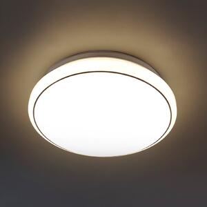 JUST LIGHT. GmbH Jupiter plafonieră LED aspect cer înstelat 35 cm, Alb, Camera de zi / sufragerie, Plastic, Modern