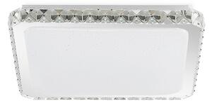 Plafoniere Lindby, Lorand, reglabil, Alb, Camera de zi, Cristal, Modern
