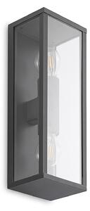 Lampă de Exterior Lindby, Peldar, reglabil, Negru, Balcon, Metal, Modern