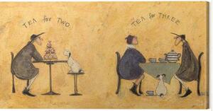 Tablou pe pânză Sam Toft - Tea For Two Tea For Three