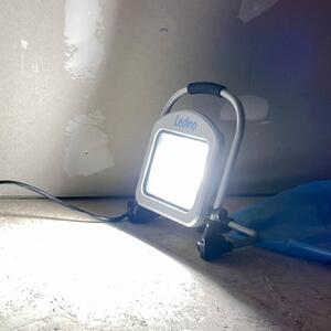 Ledino Proiector LED șantier Charlottenburg 20B, 6.500 K, Gri, Metal, Modern
