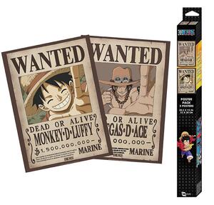 Set cadou One Piece - Wanted Luffy & Ace