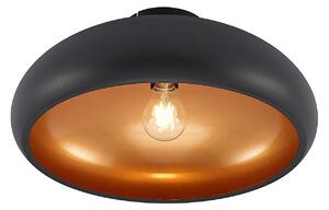 Plafoniere Lindby, Gerwina, reglabil, Negru, Camera de zi, Metal, Modern