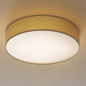 LEDS-C4 Bol plafonieră LED cu abajur textil, Bej, Camera de zi / sufragerie, Țesătură / Textil, Modern