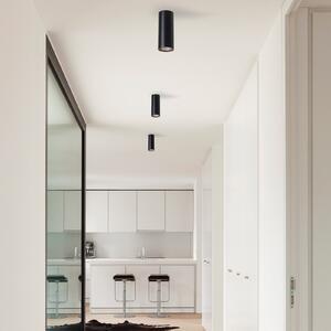 LEDS-C4 Pipe spot tavan 2 becuri alb-negru, reglabil, Alb, Camera de zi / sufragerie, Metal, Modern