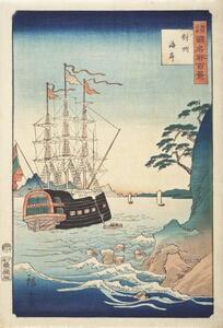 Ando or Utagawa Hiroshige - Artă imprimată Seashore in Taishū, (26.7 x 40 cm)