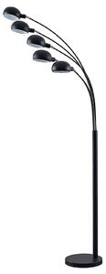 Lampadar Lindby, Jewa, Negru, Camera de zi, Metal, Modern