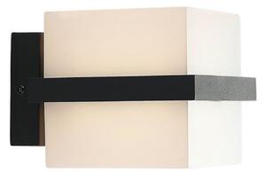 Lampă de Exterior Lindby, Auron, Negru, Terasă, Plastic, Modern