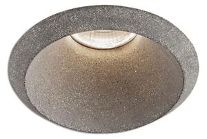 LEDS-C4 Play Raw Downlight Ciment 927 17,7W 30°, reglabil, Gri, Camera de zi / sufragerie, Beton, Modern, Plafon încastrat