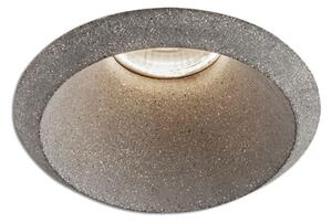 LEDS-C4 Play Raw Downlight Ciment 927 6,4W 15°, reglabil, Gri, Camera de zi / sufragerie, Beton, Modern, Plafon încastrat