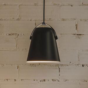 LEDS-C4 Lampă suspendată LED Napa, Ø 18 cm, negru, reglabil, Negru, Camera de zi / sufragerie, Metal