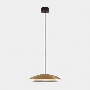 LEDS-C4 Noway Small Light for Life zentral, auriu, reglabil, Auriu / Alamă, Camera de zi / sufragerie, Metal, Modern