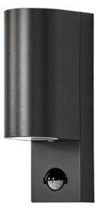Lămpi de exterior Lindby, Palina, reglabil, Negru, Balcon, Aluminiu, Modern