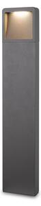 Lampă de Exterior Lucande, LEYA, Negru, Terasă, Aluminiu, Modern
