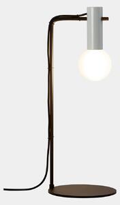 LEDS-C4 Nude Curved lampă de masă E27 gri/negru, Negru, Camera de zi / sufragerie, Metal, Design