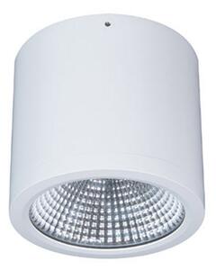 LTS Spot cu LED montat la suprafață Button Mini 200 IP54 55° 24 W, Alb, Hol, Metal, Modern