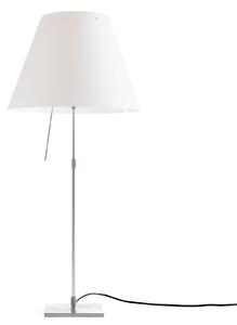 Luceplan Costanza lampă de masă alu alb cu difuzor, reglabil, Alb, Camera de zi / sufragerie, Metal, Design