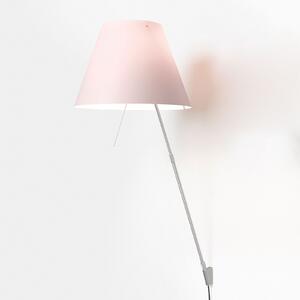 Luceplan Costanza aplică de perete D13a, alu/roz, reglabil, Roz / Rosé, Camera de zi / sufragerie, Metal, Design