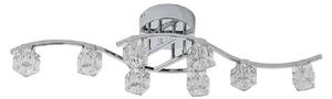 Plafoniere Lindby, Yaro, reglabil, Metalic, Camera de zi, Metal, Modern