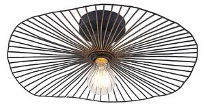 Plafoniere Lindby, Ruota, reglabil, Negru, Camera de zi, Metal, Modern