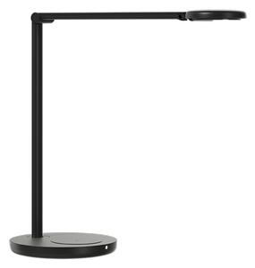 Glamox Lampă de masă LED Motus Flat 2700K-4000K negru QI, reglabil, Negru, Studiu / Birou, Metal, Modern