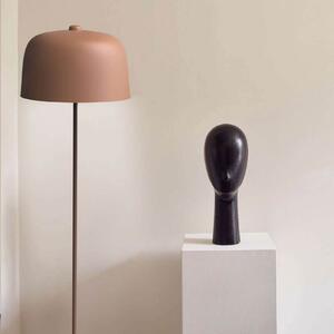 Luceplan Zile lampă de podea, cărămiziu mat, reglabil, Roșu, Camera de zi / sufragerie, Metal, Design