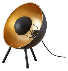 Lampă de masă Lindby, Muriel, Negru, Camera de zi, Metal, Modern