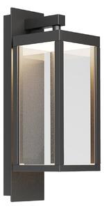 Lampă de Exterior Lucande, Ferdinand, Gri, Balcon, Sticlă, Modern