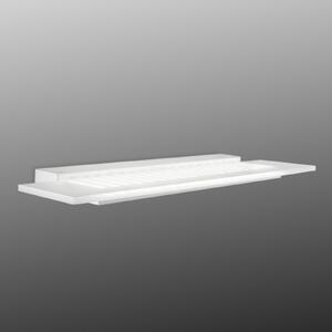 Linea Light Dublight - aplică de perete LED, 48 cm, Alb, Camera de zi / sufragerie, Metal, Modern
