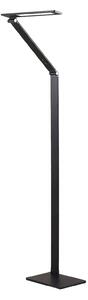 Lampadar Lucande, Salome, reglabil, Negru, Studiu / Birou, Aluminiu, Modern