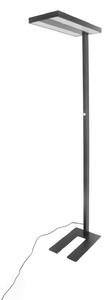 Lampadar Arcchio, Logan Basic, reglabil, Negru, Studiu / Birou, Aluminiu, Modern