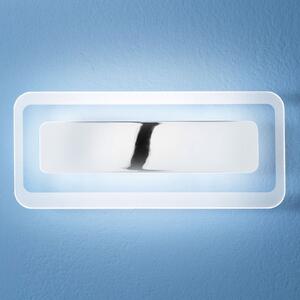 Linea Light Aplică de perete LED Antille crom 31,4 cm, Metalic, Camera de zi / sufragerie, Sticlă, Modern