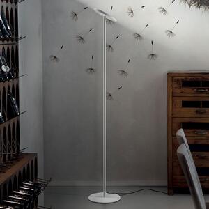 Linea Light Lampă de podea LED Joshua, alb, reglabil, Alb, Camera de zi / sufragerie, Metal, Modern