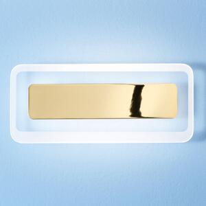 Linea Light Aplică de perete LED Antille auriu 31,4 cm, Auriu / Alamă, Camera de zi / sufragerie, Sticlă, Modern
