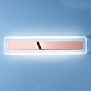 Linea Light Aplică de perete LED Antille cupru 61,4 cm, Cupru, Camera de zi / sufragerie, Sticlă, Modern
