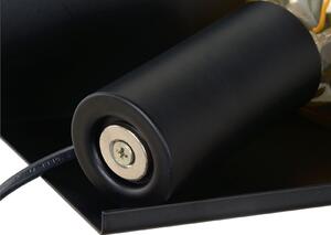 Lucide Aplică practică Sebo din metal negru, Negru, Camera de zi / sufragerie, Metal, Modern