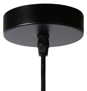 Lucide Suspensie metalică Orrin, o singură lumină, reglabil, Negru, Camera de zi / sufragerie, Metal, Modern