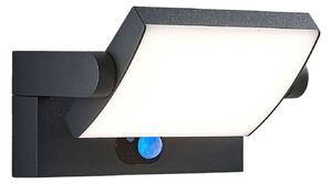Lampă de Exterior Lindby, Sherin, Negru, Balcon, Aluminiu, Modern