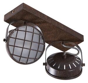 Plafoniere Lindby, Tamin, reglabil, Maro / Rugină, Camera de zi, Metal, Design industrial
