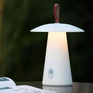 Lucide La Donna LED lampă de masă reîncărcabilă, alb, aluminiu, dimabil, reglabil, Alb, Camera de zi / sufragerie, Metal, Modern