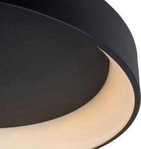 Lucide Plafonieră cu LED Talowe, negru, Ø 80 cm, reglabil, Negru, Camera de zi / sufragerie, Metal, Modern